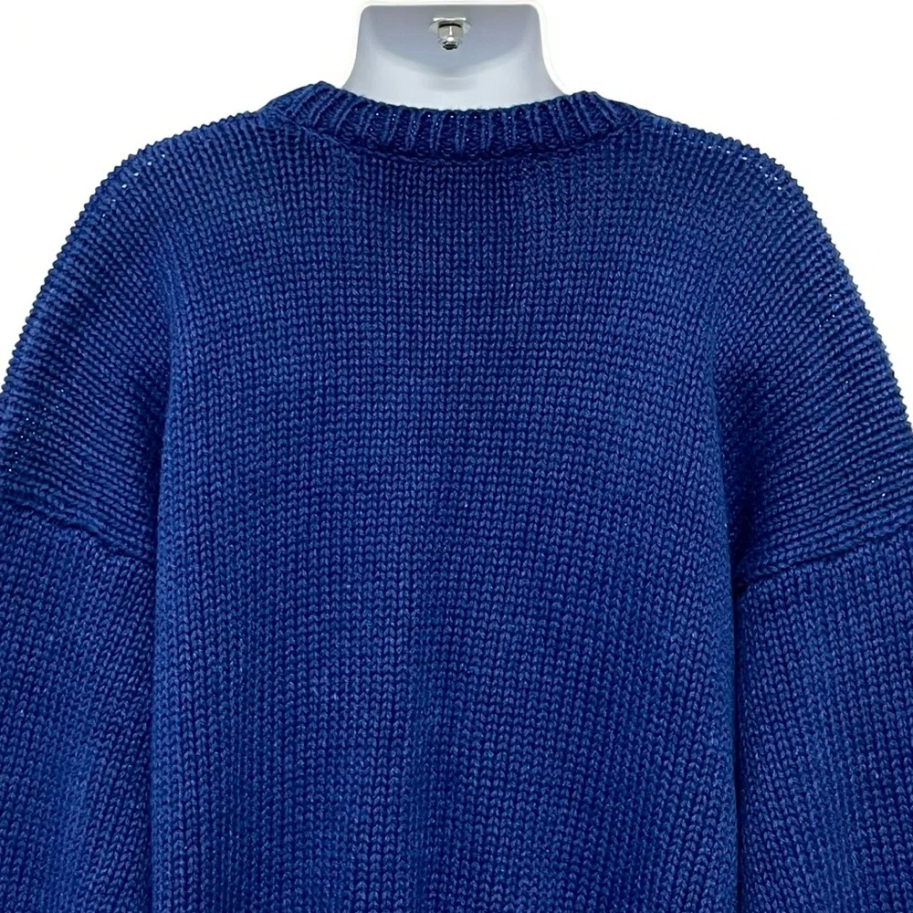 Vintage 90s Kids Hand Embroidered Chunky Halloween Cardigan Sweater Size 10/12 - Picture 14 of 15